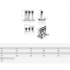 Установка Wilo COR-3 MVL 1612/SKw-PN25-EB-R - размеры, фото