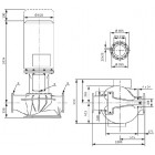 Насос Wilo IL 250/460-132/4-IE3 Одноступенчатый центробежный насос с сухим ротором линейного типа - размеры, фото