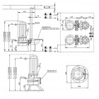 Насос Wilo REXA PRO C08DA-415/EAD1-2-T0025-540-O - техническая схема, фото