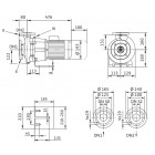 Wilo BL 32/140-2,2/2-R Одноступенчатый центробежный насос с сухим ротором блочного типа