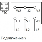 Насос Wilo BL 50/170-1,1/4-R одноступенчатый центробежный с сухим ротором блочного типа - техническая схема, фото