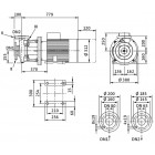 Wilo BL 65/170-15/2-R Одноступенчатый центробежный насос с сухим ротором блочного типа - размеры, фото