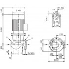Wilo IL 200/360-45/4 Одноступенчатый центробежный насос с сухим ротором линейного типа