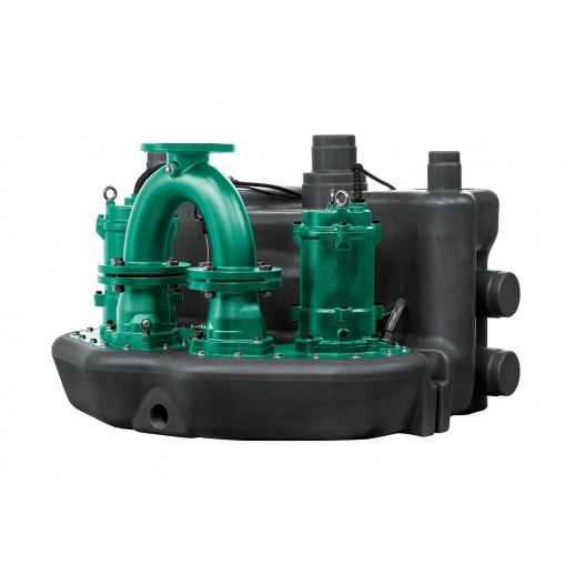 Напорная установка Wilo W-lift 2-350/3.0-DM - фото, схемы